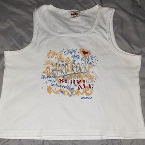 Vintage Hard Rock Cafe Cropped Tank Top